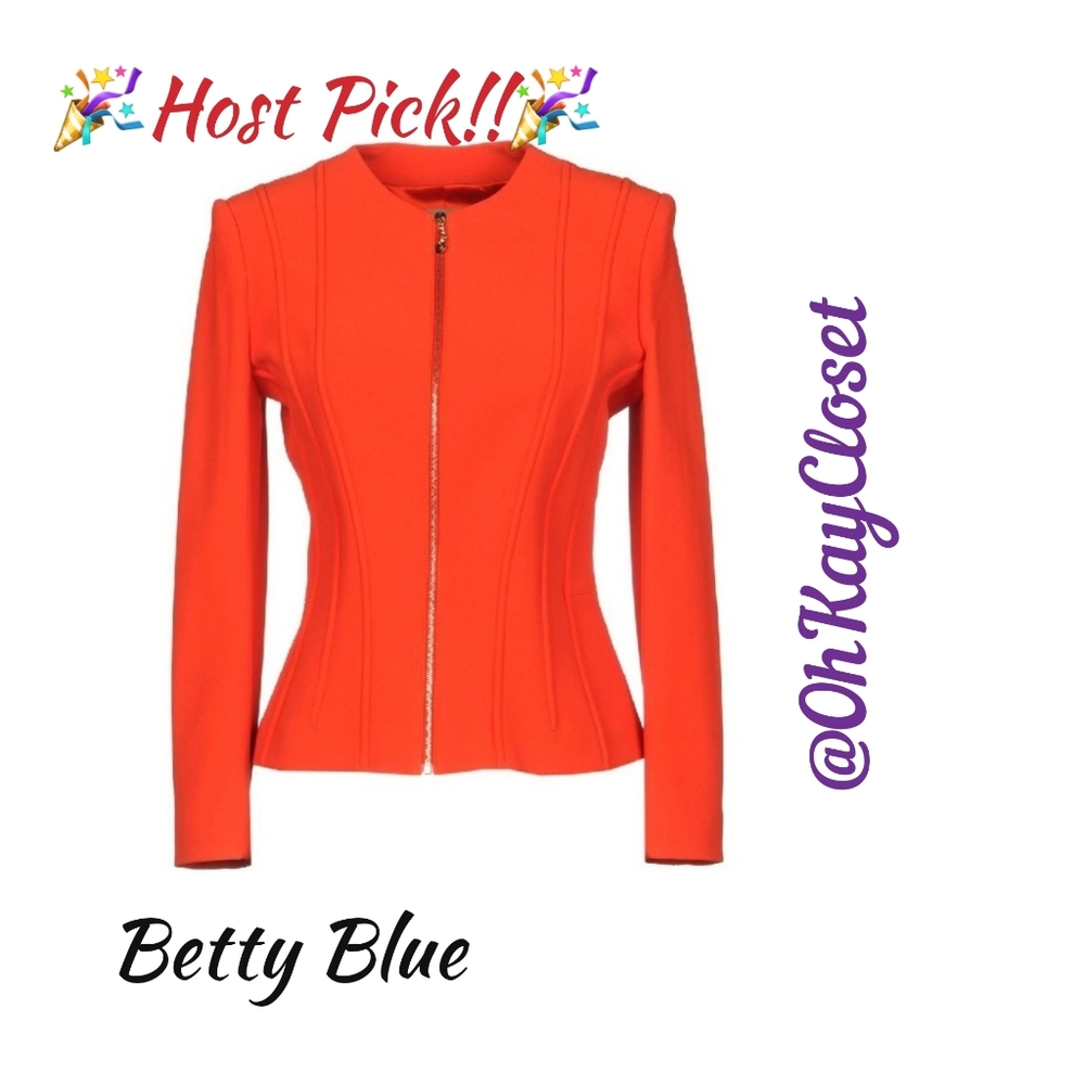Betty Blue Women's Blazer Made in Italy sized EU 42 - Picture 4 of 15